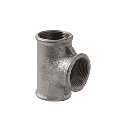 Atusa 4/4 x 4/4 x 4/4 FFF Té fileté fonte galvanisée