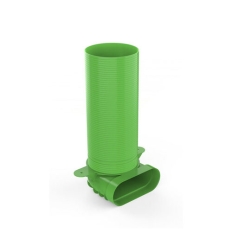 Duco DucoFlex Adaptateur coudé pour bouche modèle long ovale D125 - 0000-4681