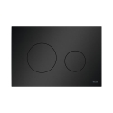 Tece Plaque de déclenchement WC TECEloop, plastique, double touche, noir mat - 9240925