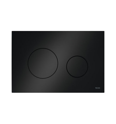 Tece Plaque de déclenchement WC TECEloop, plastique, double touche, noir - 9240924