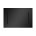 Tece Plaque de déclenchement WC TECEnow, double touches, noir mat - 9240407