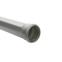Eupen Eucarigid-RE SN2 D125 x 3,2 mm tube d'égouttage avec manchon PVC Benor - longeur 5 m - gris - RO6132113