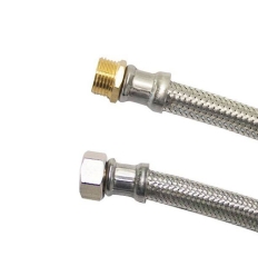 Fixaflex Superflex 1/2"M x 1/2"F - 600 mm - EPDM/acier inoxydable avec joint intégré  - max 90° - 825.01.0600.I