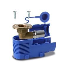 Tubipex Ø 16 mm x 1/2"F boîtier simple chauffage à sertir