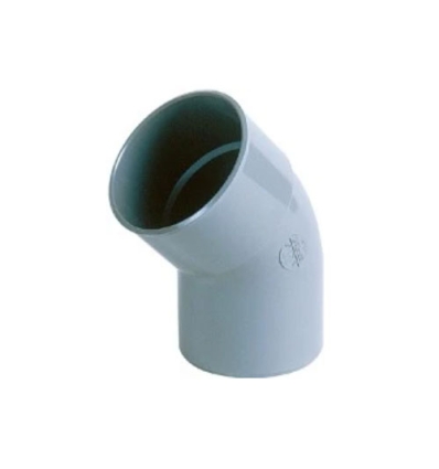 Nicoll 90 x 90 mm MF lijm bocht 45° PVC - CS4