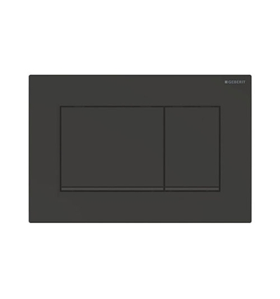 Geberit Sigma30 bedieningsplaat zwart mat - 115.883.16.1