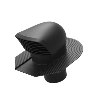 Renson - Sortie toiture - Ø150/160 - Design - noir - pour toit ardoise - 66014095