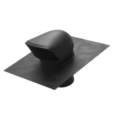 Renson - Sortie toiture - Ø150/160 - Design - noir - flex - 66014150