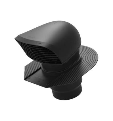 Renson - Dakdoorvoer Design XL - Ø180/200 - zwart - voor leien daken - 66014153