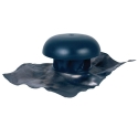 Nicoll 400 x 330 - 90 mm chapeaux de ventilation avec collerette d'étanchéité en plomb incorporée - anthracite - CD9