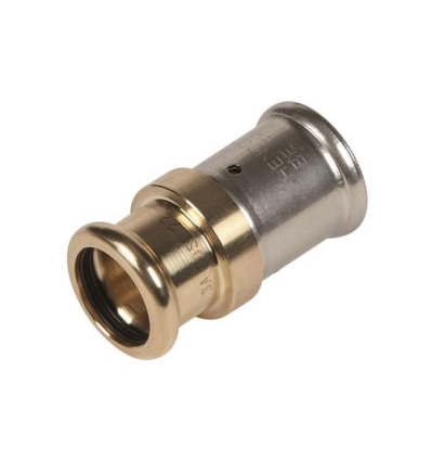 Henco 26/3 mm x 28 mm VPE - CU overgangsstuk (V, M & SA profiel) - 36P-2628P