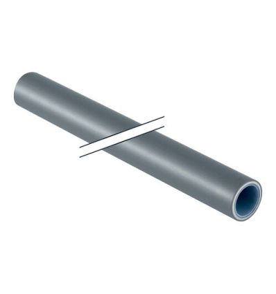 Geberit FlowFit Ø32 tube multicouche nue gris - longeur 5m - 619.023.00.1