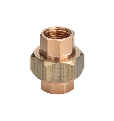 Viega 3/4" x 3/4" FF bronze raccord union en 3 pieces joint plat - 271039