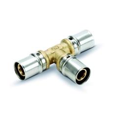 Tubipex 20 x 16 x 20 mm Té réduit tube VPE-Alu raccord à sertir