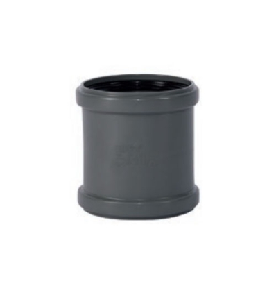 Ostendorf Kunststoffe Ø 110 mm HT-safe dubbele mof grijs - 175510