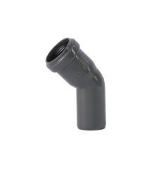 Ostendorf Kunststoffe Ø 75 mm MF HT-Safe B coude 45° PP gris - 173120