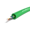 Preflex safe tube précâblé 16mm LS0H vert + câble bus KNX EIB 2X2X0,8mm - 100 mètres
