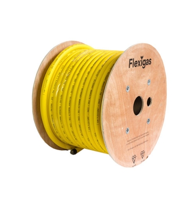 Flexigas PLT conduit de gaz flexible DN32 (longueur 350m) - jaune - prix par rouleau