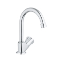 Grohe Costa L Toiletkraan chromé - écrou de raccord 1/2" à taraudage 10,5 mm - bec mobile avec mousseur - 20393001