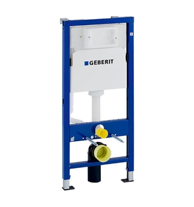 Geberit elément DuofixBasic pour WC suspendu, avec réservoir de chasse à encastrer 12 cm Delta (UP100) - 458.113.00.1