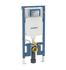 Geberit Duofix-element voor hang-wc, 114 cm, met Sigma inbouwspoelreservoir 8 cm - 111.796.00.1