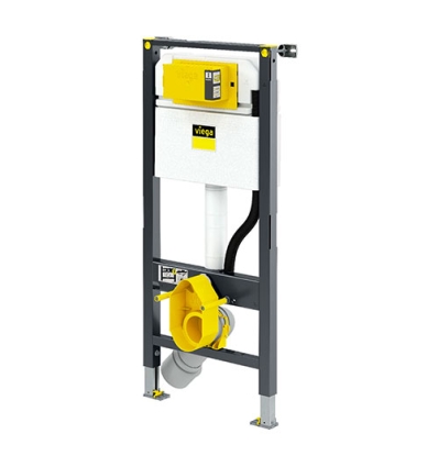 Viega Prevista Dry WC-element 3-6 l - 1120 x 500 mm - met bevestingset - PP bocht met reductie - 798772