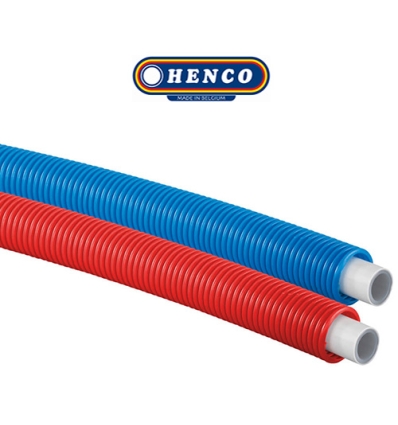 Henco RIXc 16 x 2,0 mm tube multicouche avec gaine bleu - 50 mètres -  50-R16MB