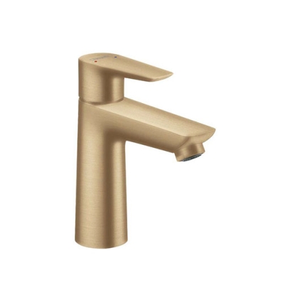 Hansgrohe Talis E Eéngreepswastafelmengkraan 110 met lediging met trekstang - Brushed Bronze - 71710140