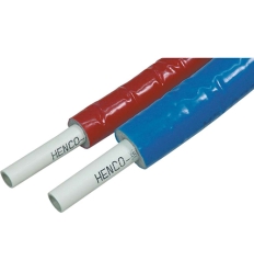 Henco Standard Ø 26 x 3 mm tube multicouche pré-isolé 6 mm rouge - rouleau 25 mètres - 25-ISO4-26-RO 2