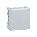 Legrand boîte carrée Plexo IP 55 étanche - gris - 10 embouts - 092032