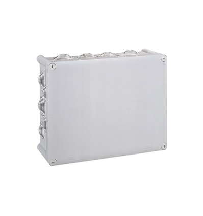 Legrand boîte rectangul. Plexo IP 55 étanche - gris - 24 embouts - 092082