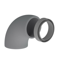 Duco DucoFlex Coude isolé 90° avec raccord D180 - 0000-4572