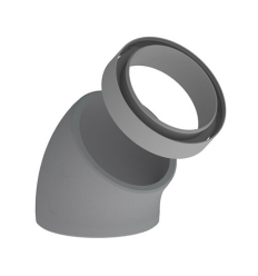 Duco DucoFlex Coude isolé 45° avec raccord D180 - 0000-4574