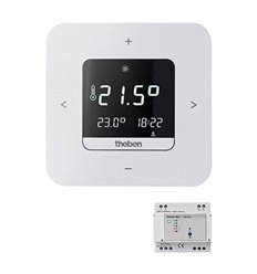 Theben RAM813 TOP3 HF Set 1 digitale draadloze klokthermostaat BLE + ontvanger REC1