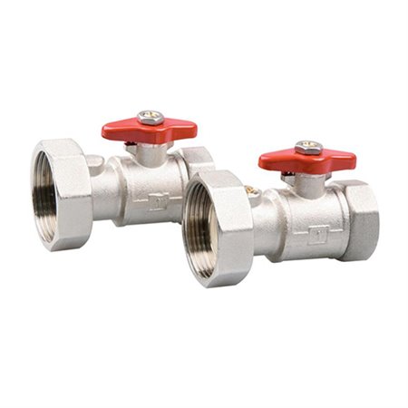 Euro-Index V set pour pompe avec vannes à bille 6/4 x 4/4 - prix par set - 22906