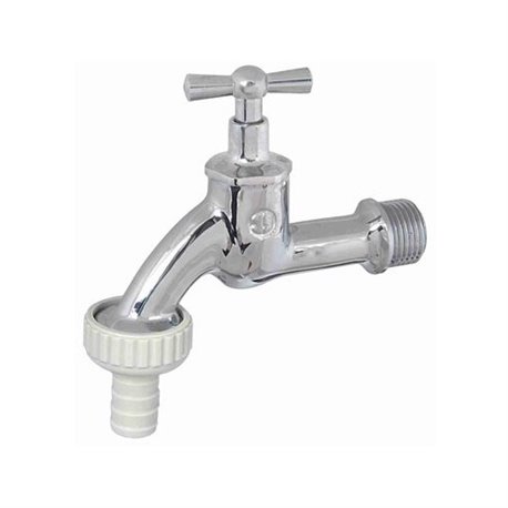 Schlösser 1730 robinet de service double 1/2 M - chromé - 0017301550001