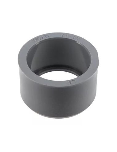 Nicoll 63 x 50 mm PVC lijm excentrisch verloop reductie MF