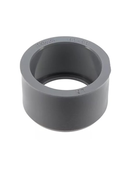 Nicoll 63 x 50 mm PVC lijm excentrisch verloop reductie MF