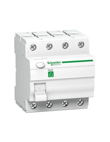 Schneider Residential - RESI9 differentieelschakelaar 4P 40A 30 mA type A - R9R01440