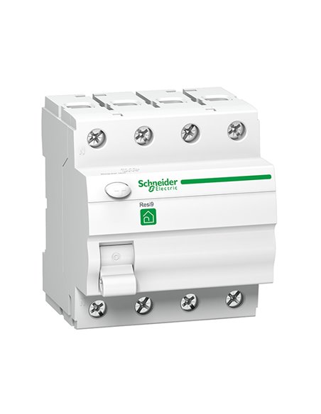 Schneider Residential - RESI9 differentieelschakelaar 4P 40A 30 mA type A - R9R01440