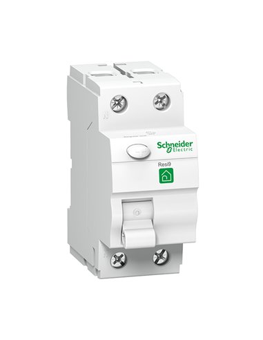 Schneider Residential - RESI9 ID interrupteur différentiel 2P 25A 10 mA type A - R9R10225
