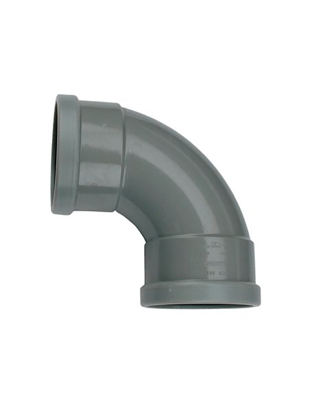 Wavin PVC RIO bocht 88° FF 160 x 160 mm - 1111216009