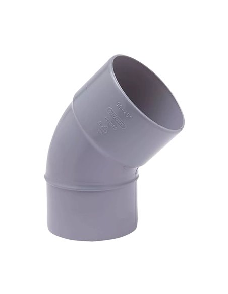 Wavin PVC lijm bocht 45° MF 125 x 125 mm - 3101112004