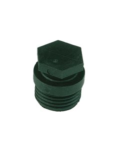 Henco PVDF à sertir bouchon noir 1/2" M - BP04