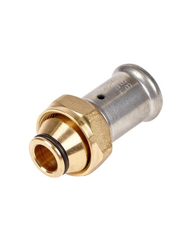 Henco laiton à sertir presse-étoupe avec joint conique FF 16 x EK 3/4" F  - 19P-1605