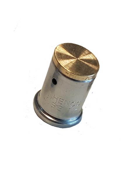 Henco laiton à sertir bonnet F 20 mm - P-PIPESTOP20
