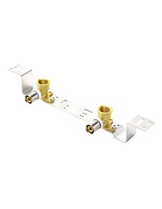 RIIFO Multi calibre 'Gemini' , plaque surélevée avec coudes en laiton  90° FF 16 x 1/2" F - 150 mm - 1100052170