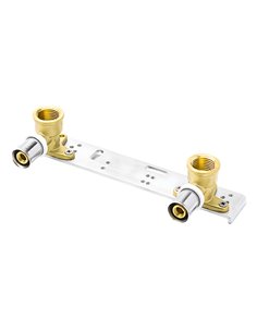 RIIFO Multi calibre montage apparent avec coudes en laiton 90° FF 20 x 1/2" F - 153 mm - 1100052158