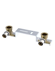 RIIFO Multi calibre montage apparent avec coudes en laiton 90° FF 20 x 1/2" F - 150 mm - 1100052161