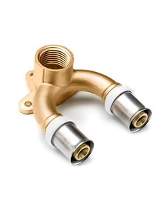 RIIFO Multi culasse à sertir en laiton en U,  FF 16 x 1/2" F x 16 - xx mm - 1100052162